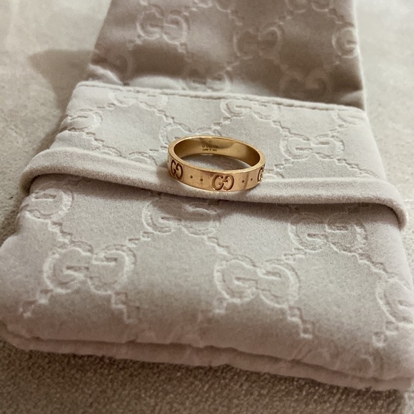 Gucci Thin Icon Band-18K Rose Gold - Picture 3 of 5